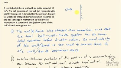OpenStax College Physics Answers, Chapter 8, Problem 28 video poster image.