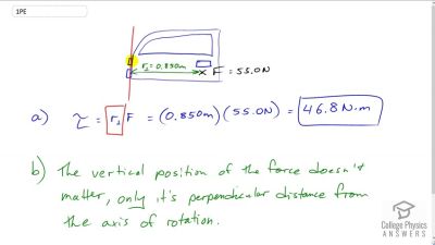 OpenStax College Physics Answers, Chapter 9, Problem 1 video poster image.