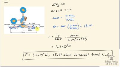 OpenStax College Physics Answers, Chapter 9, Problem 16 video poster image.