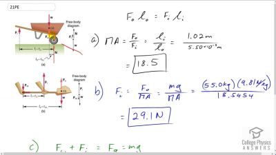 OpenStax College Physics Answers, Chapter 9, Problem 21 video poster image.