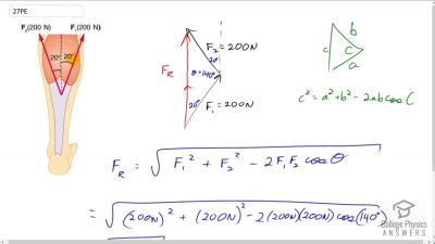 OpenStax College Physics Answers, Chapter 9, Problem 27 video poster image.