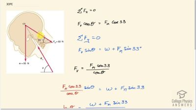 OpenStax College Physics Answers, Chapter 9, Problem 30 video poster image.