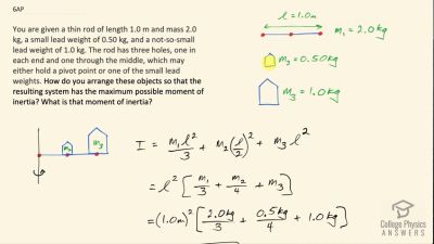 OpenStax College Physics Answers, Chapter 10, Problem 6 video poster image.