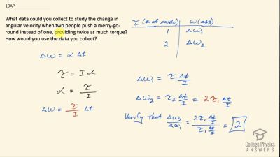 OpenStax College Physics Answers, Chapter 10, Problem 10 video poster image.