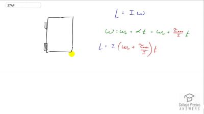 OpenStax College Physics Answers, Chapter 10, Problem 27 video poster image.
