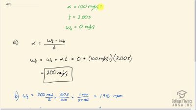 OpenStax College Physics Answers, Chapter 10, Problem 4 video poster image.