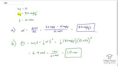 OpenStax College Physics Answers, Chapter 10, Problem 5 video poster image.