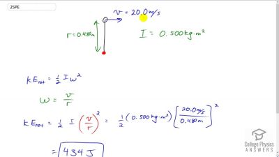 OpenStax College Physics Answers, Chapter 10, Problem 25 video poster image.