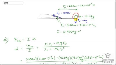 OpenStax College Physics Answers, Chapter 10, Problem 29 video poster image.