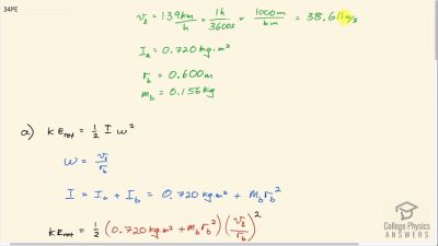 OpenStax College Physics Answers, Chapter 10, Problem 34 video poster image.