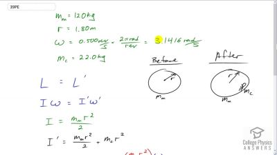 OpenStax College Physics Answers, Chapter 10, Problem 39 video poster image.