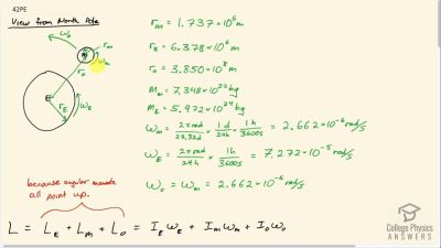OpenStax College Physics Answers, Chapter 10, Problem 42 video poster image.