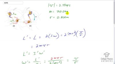 OpenStax College Physics Answers, Chapter 10, Problem 45 video poster image.