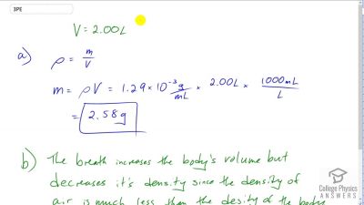 OpenStax College Physics Answers, Chapter 11, Problem 3 video poster image.