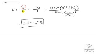 OpenStax College Physics Answers, Chapter 11, Problem 11 video poster image.