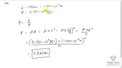 OpenStax College Physics Answers, Chapter 11, Problem 13 video poster image.