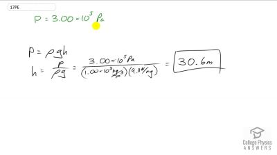 Chapter 11: Fluid Statics | OpenStax College Physics Answers