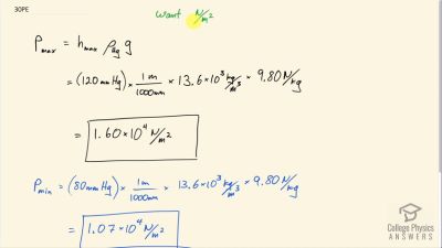 OpenStax College Physics Answers, Chapter 11, Problem 30 video poster image.