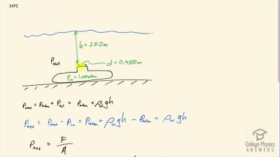 OpenStax College Physics Answers, Chapter 11, Problem 34 video poster image.