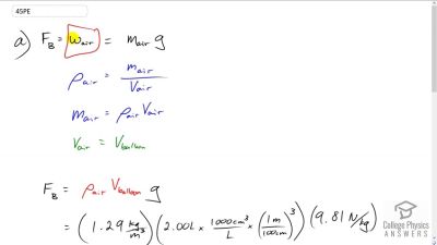 Chapter 11: Fluid Statics | OpenStax College Physics Answers