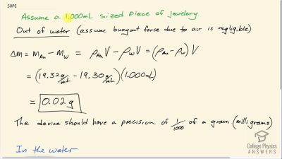 Chapter 11: Fluid Statics | OpenStax College Physics Answers