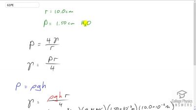 OpenStax College Physics Answers, Chapter 11, Problem 61 video poster image.