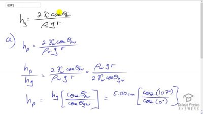 OpenStax College Physics Answers, Chapter 11, Problem 63 video poster image.