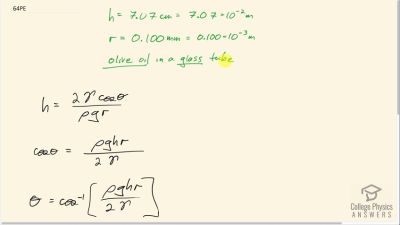 OpenStax College Physics Answers, Chapter 11, Problem 64 video poster image.