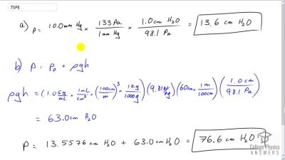 Chapter 11: Fluid Statics | OpenStax College Physics Answers