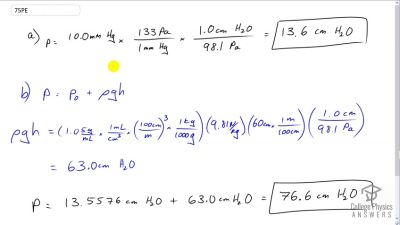 OpenStax College Physics Answers, Chapter 11, Problem 75 video poster image.