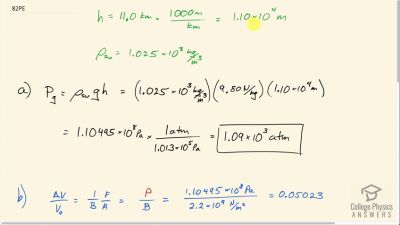 Chapter 11: Fluid Statics | OpenStax College Physics Answers