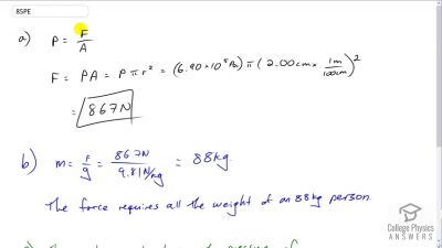 Chapter 11: Fluid Statics | OpenStax College Physics Answers