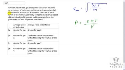 OpenStax College Physics Answers, Chapter 13, Problem 3 video poster image.