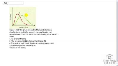OpenStax College Physics Answers, Chapter 13, Problem 5 video poster image.