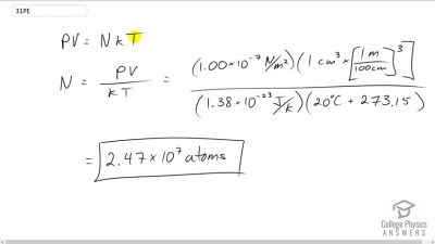 OpenStax College Physics Answers, Chapter 13, Problem 31 video poster image.