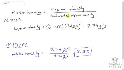OpenStax College Physics Answers, Chapter 13, Problem 61 video poster image.