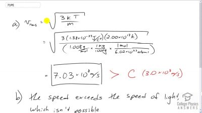OpenStax College Physics Answers, Chapter 13, Problem 71 video poster image.