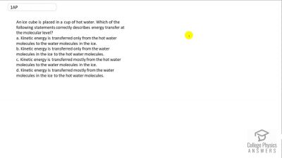 OpenStax College Physics Answers, Chapter 14, Problem 1 video poster image.