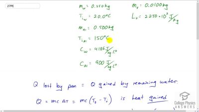 OpenStax College Physics Answers, Chapter 14, Problem 27 video poster image.
