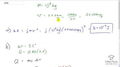OpenStax College Physics Answers, Chapter 14, Problem 67 video poster image.