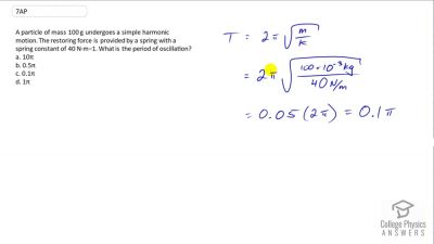 OpenStax College Physics Answers, Chapter 16, Problem 7 video poster image.