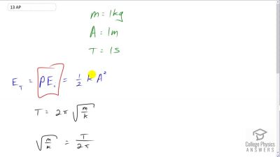 OpenStax College Physics Answers, Chapter 16, Problem 13 video poster image.