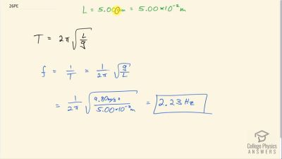 OpenStax College Physics Answers, Chapter 16, Problem 26 video poster image.