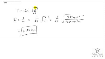 OpenStax College Physics Answers, Chapter 16, Problem 27 video poster image.