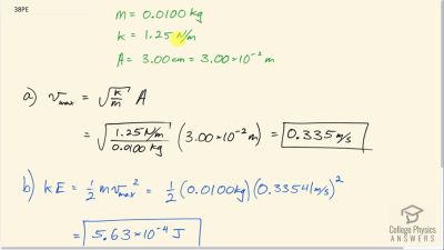 OpenStax College Physics Answers, Chapter 16, Problem 38 video poster image.