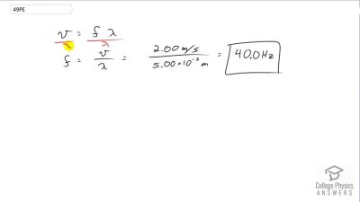 OpenStax College Physics Answers, Chapter 16, Problem 49 video poster image.