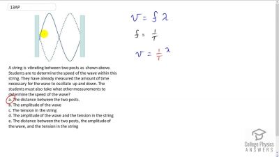 OpenStax College Physics Answers, Chapter 17, Problem 13 video poster image.