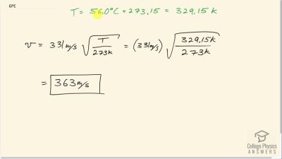 OpenStax College Physics Answers, Chapter 17, Problem 6 video poster image.