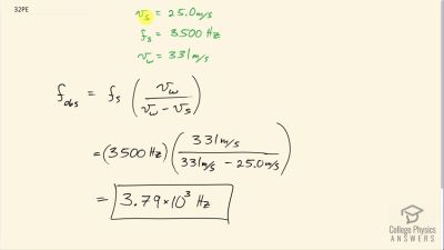 OpenStax College Physics Answers, Chapter 17, Problem 32 video poster image.