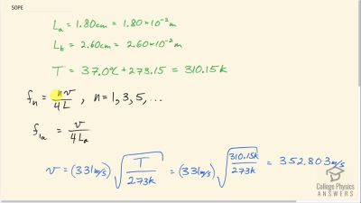 OpenStax College Physics Answers, Chapter 17, Problem 50 video poster image.